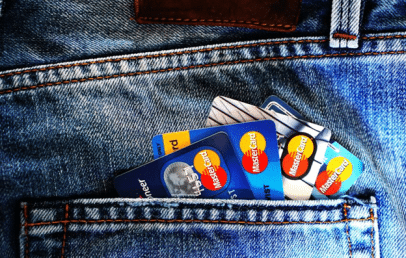 credit cards in backpocket