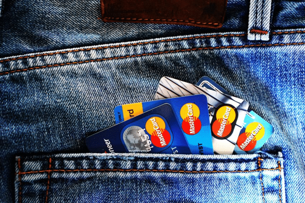 credit cards in backpocket