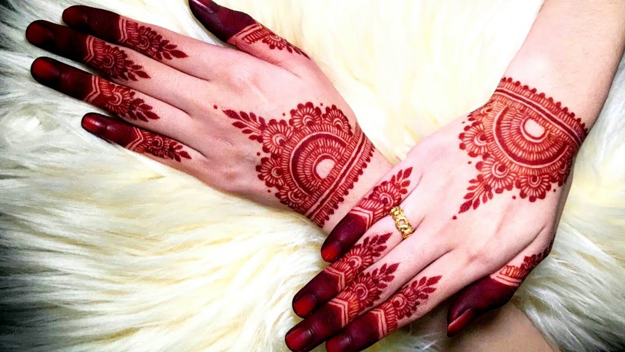 circle mehndi design