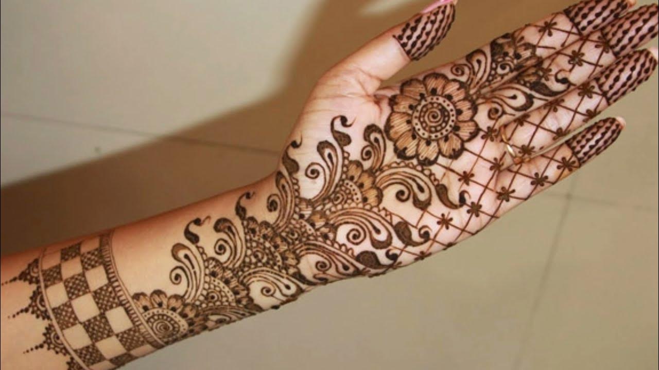 circle mehndi design