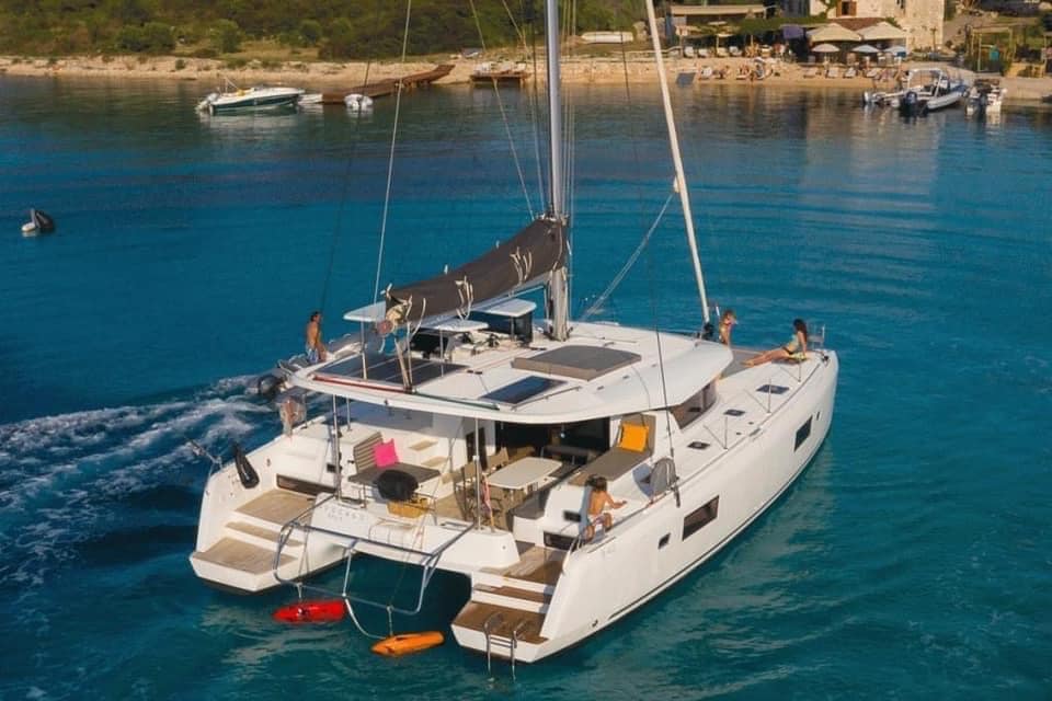 skippered catamaran in Croatia