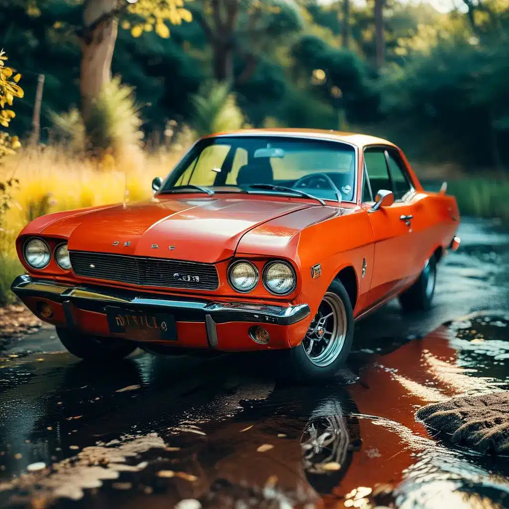 Red oldschool car