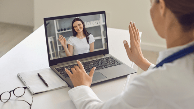 BetterHelp video call with doctor