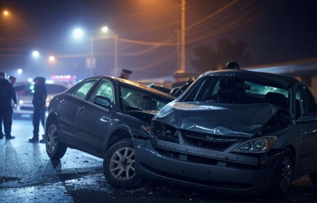 Car Accident on the road