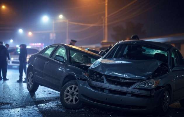 Car Accident on the road