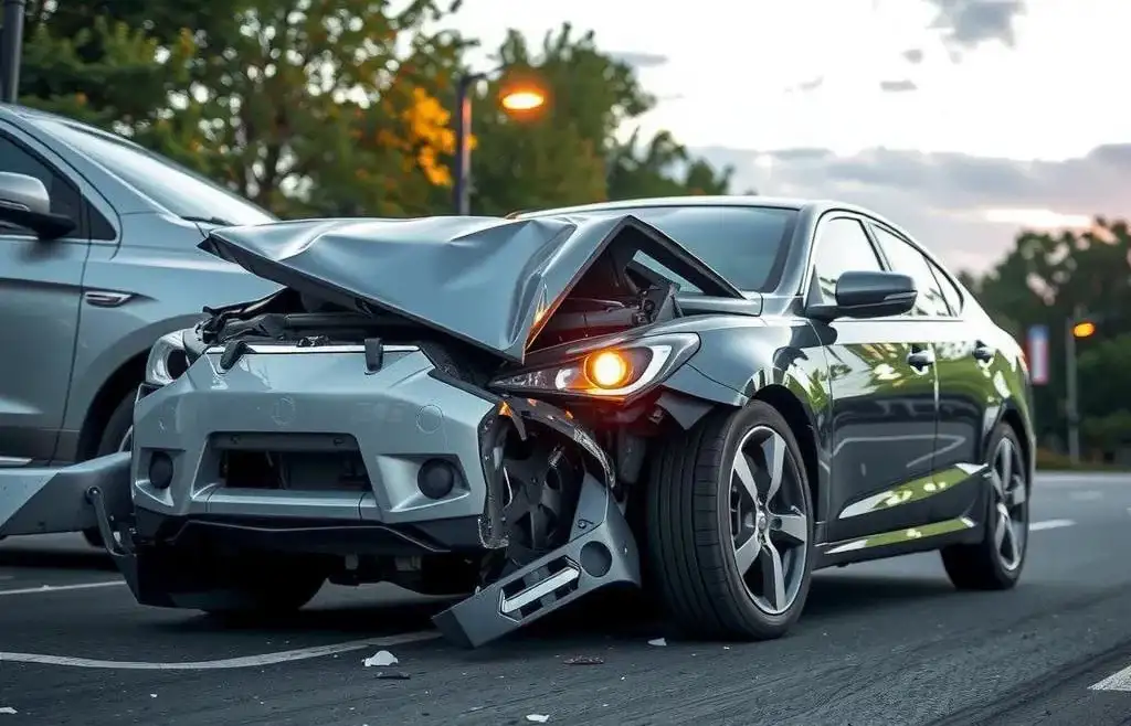 Car Accident front damaged