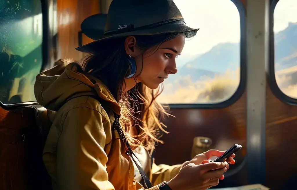 travelling with a smartphone