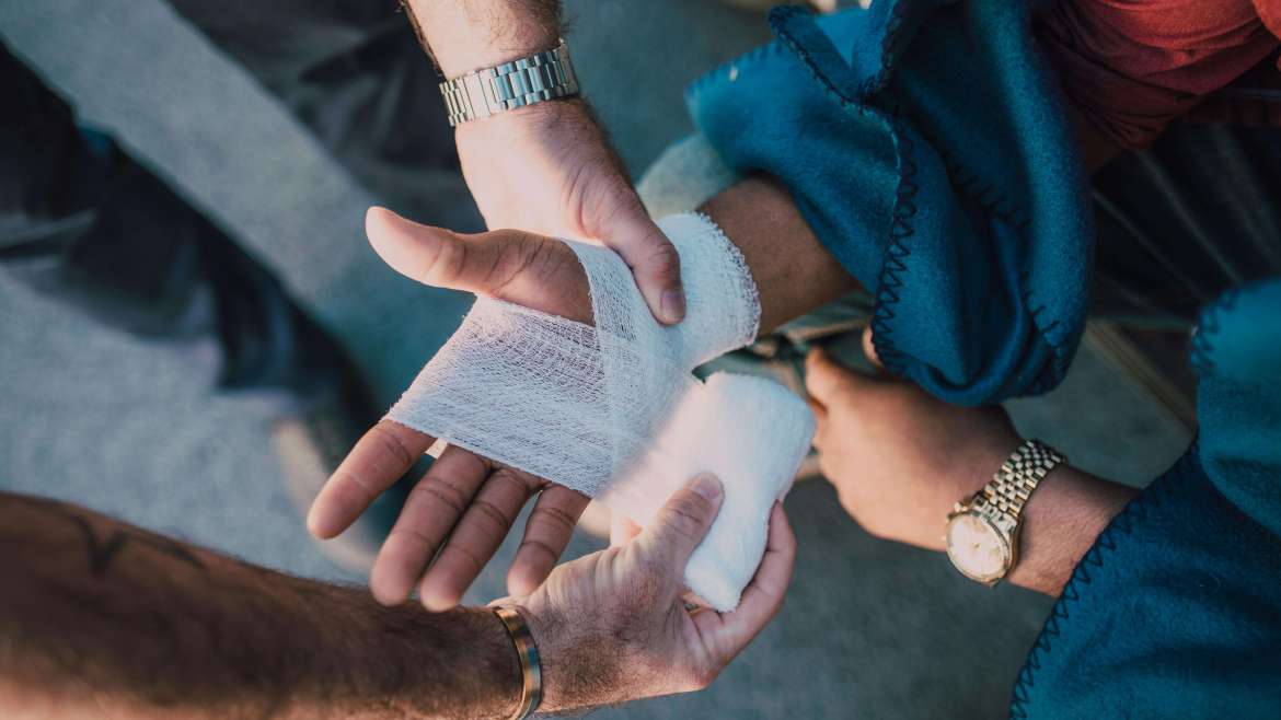 wounded hands