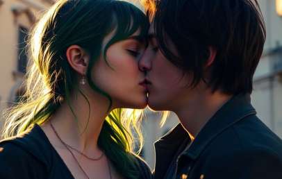 Billie Eilish and Nat Wolff Kissing