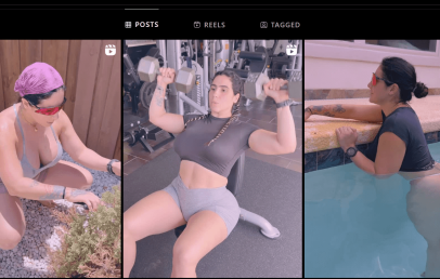 Yinyleon Social Media Star working out
