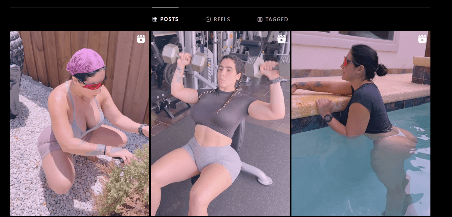 Yinyleon Social Media Star working out