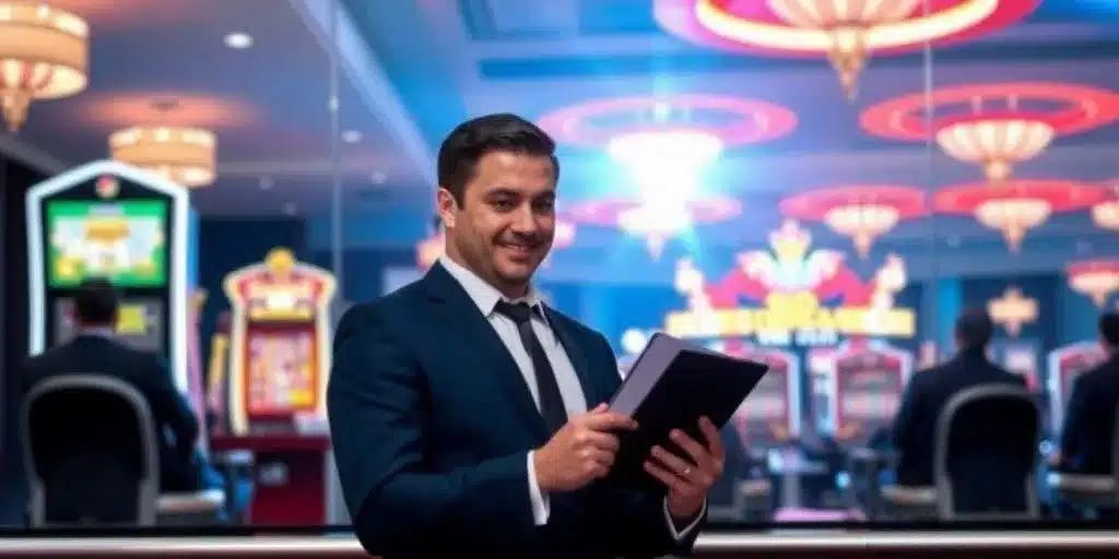 Beginner at online casino