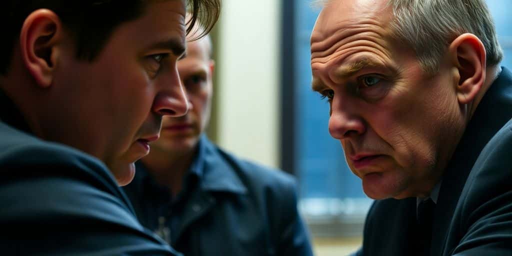 FBI interviewing pontential serial killer in mindhunter