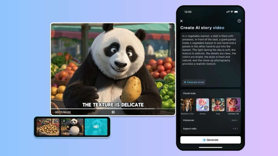 AI caption generator