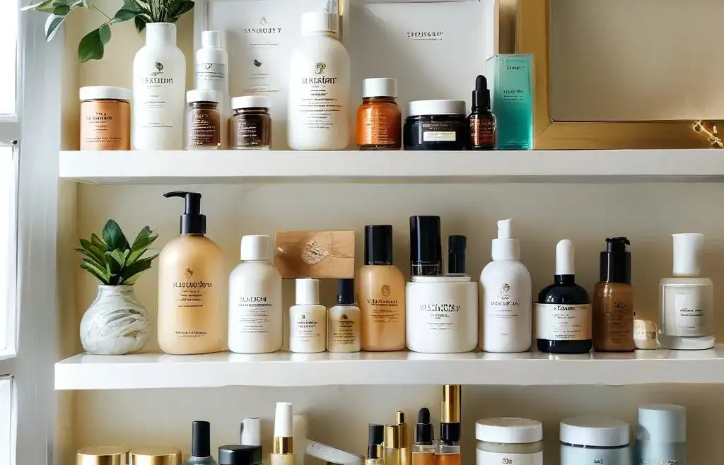 beauty shelf