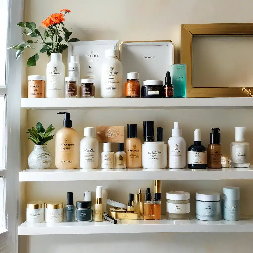 beauty shelf