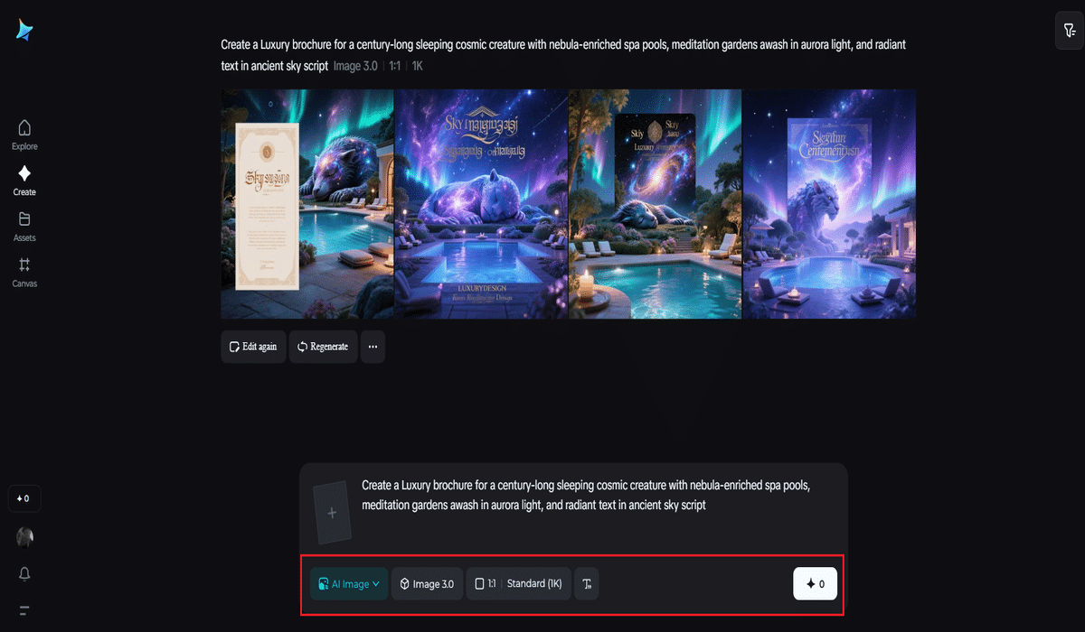 AI brochures generator
