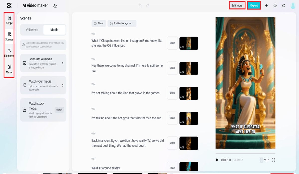 blog post into video