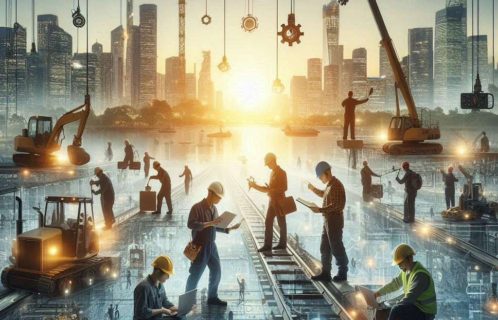 Construction and office jobs