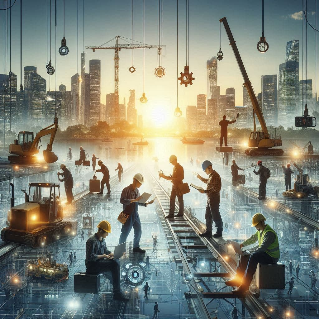 Construction and office jobs
