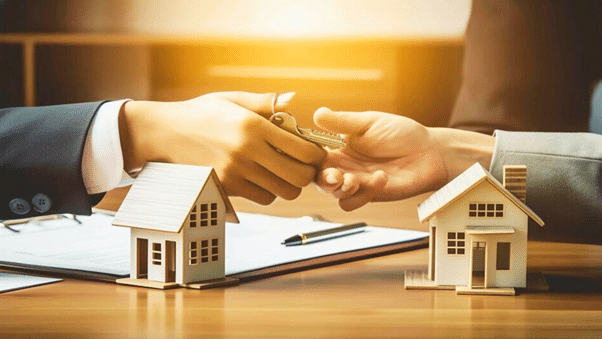 Handing keys for property