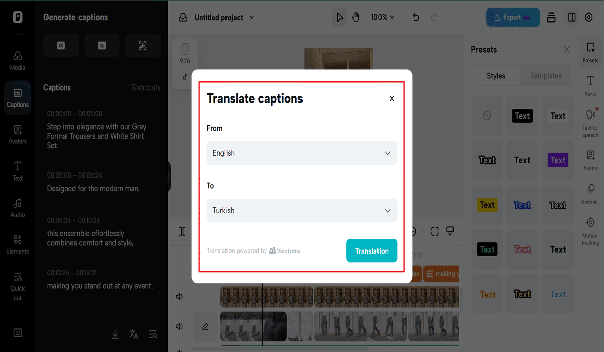 online video language translator