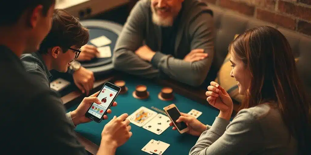 playing with friends online cards