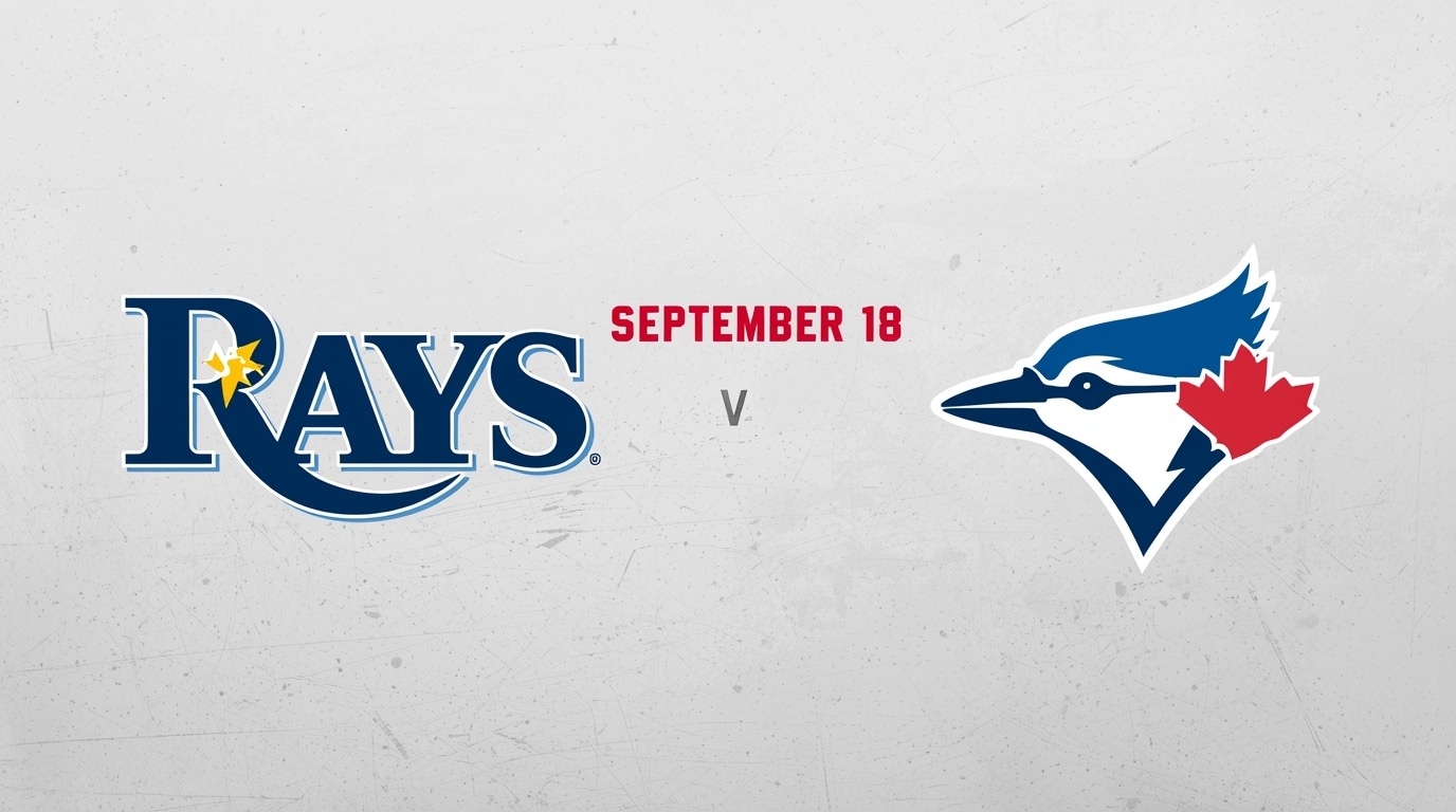 Rays vs. Blue Jays Game September 18