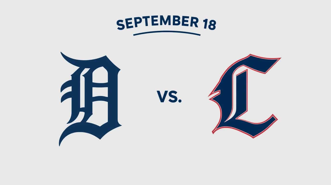 Tigers vs. Guardians September 18