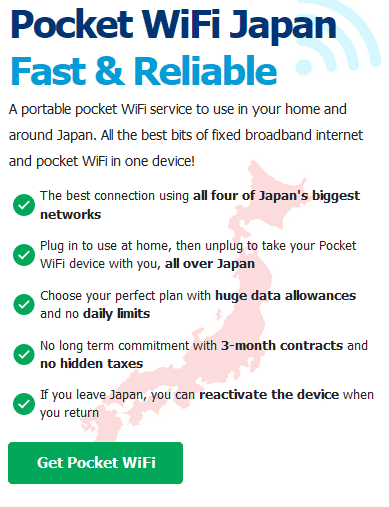 Hotspot Wi-Fi in Japan