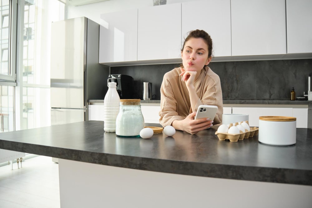 Woman in the kitchen