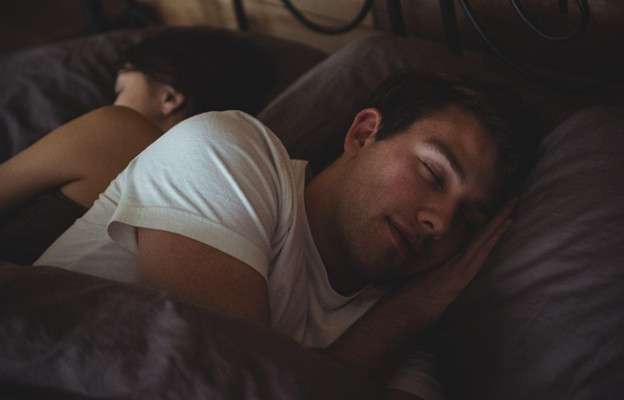 Couple sleeping