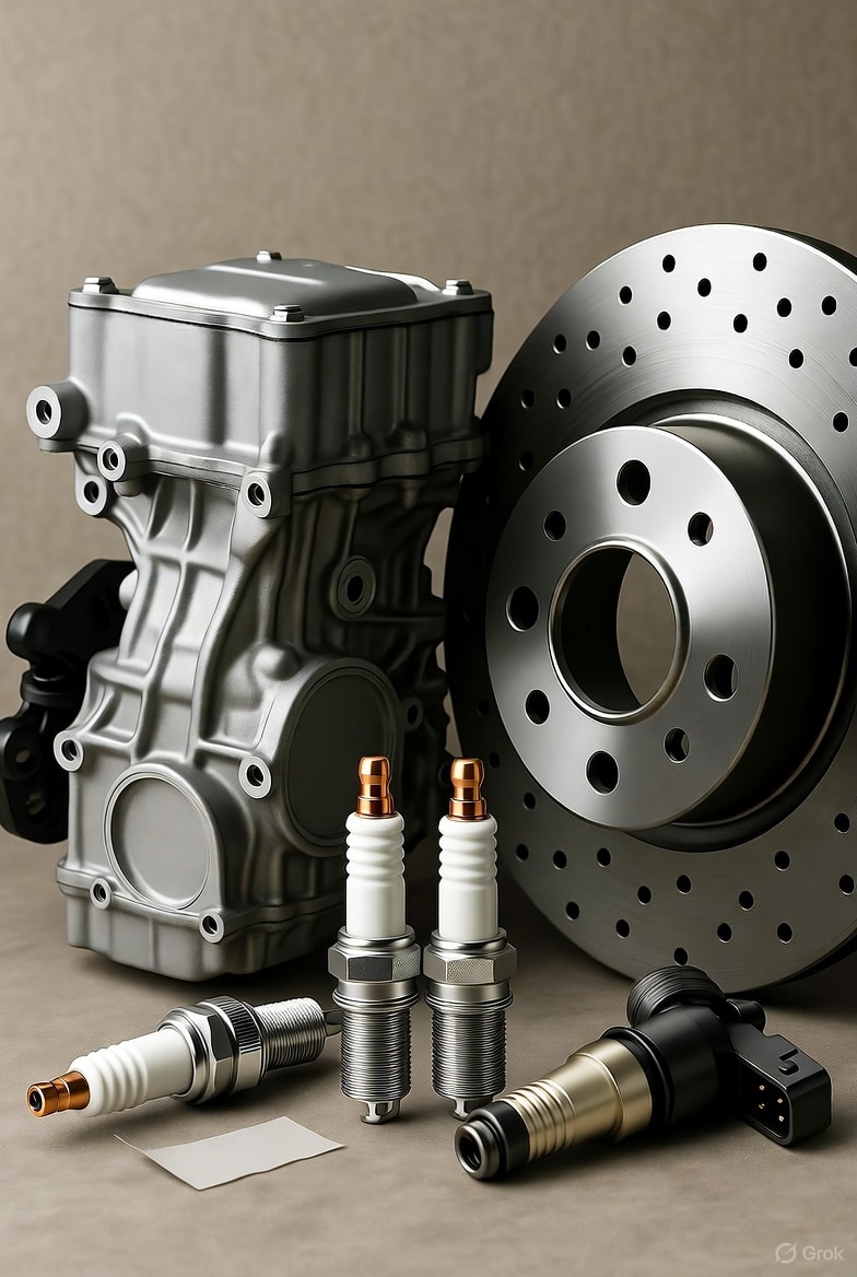 Replacement parts for car