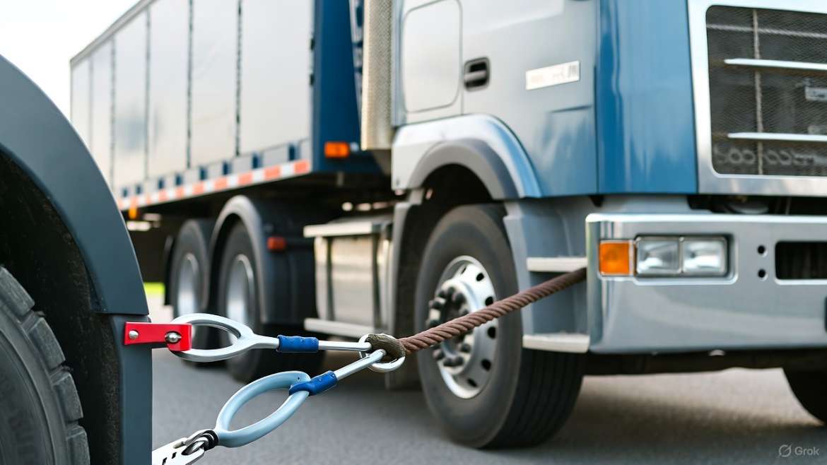 heavy-duty truck towing