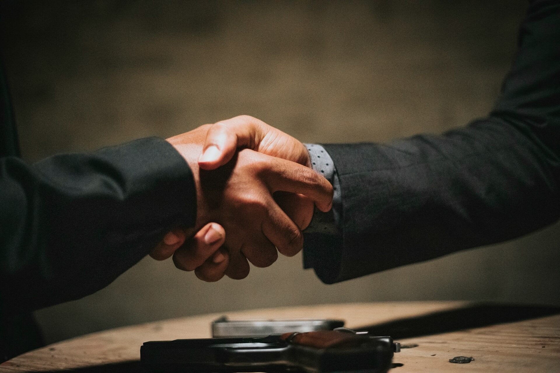 shaking hands