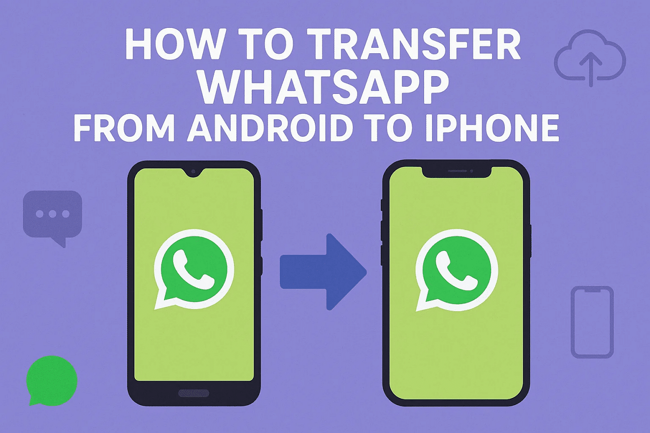 transfer WhatsApp from Android to iPhone