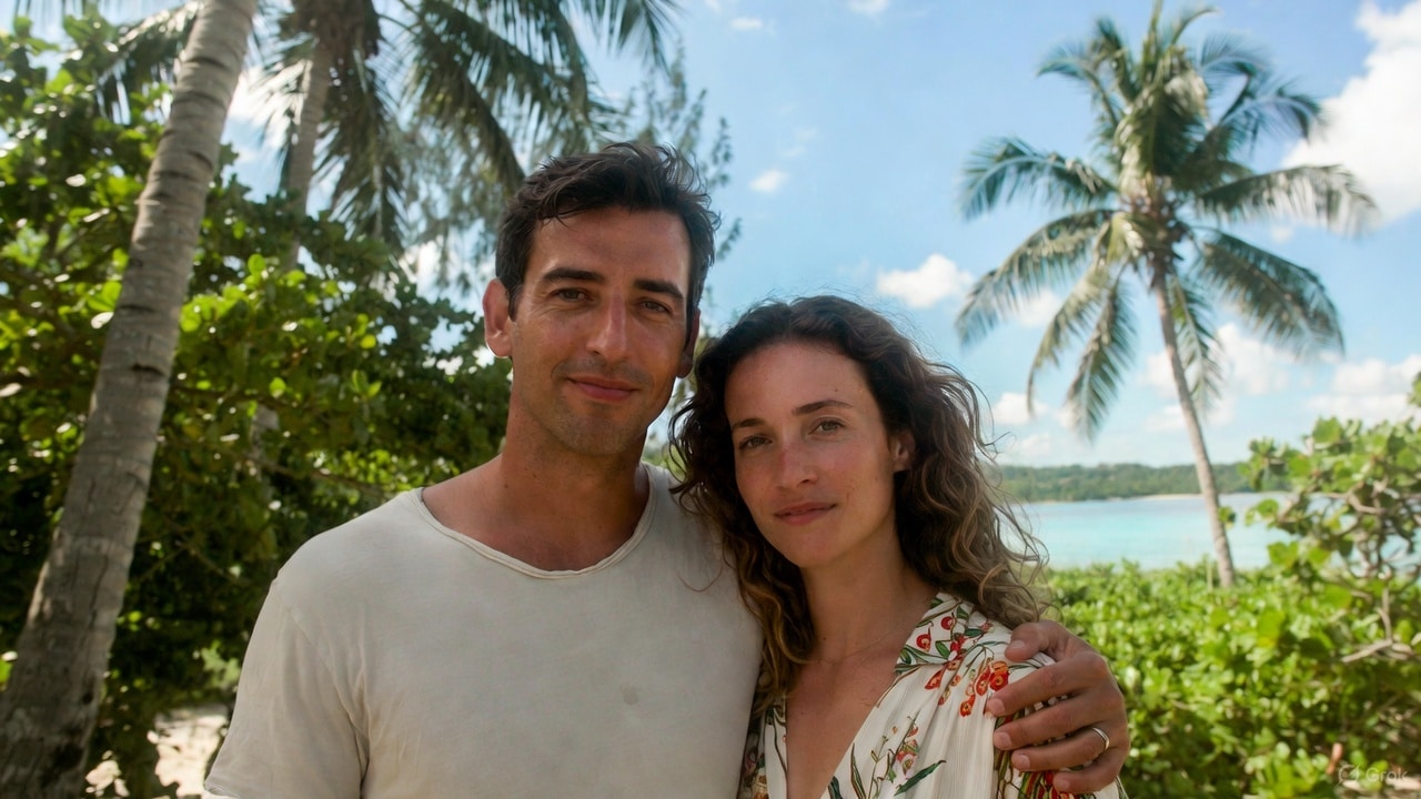 Couple traveling together