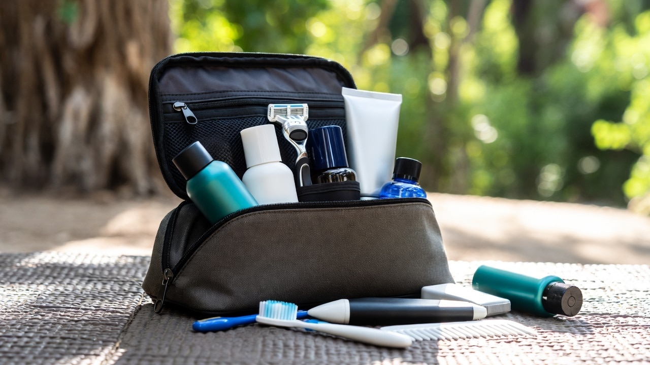 Grooming bag for men