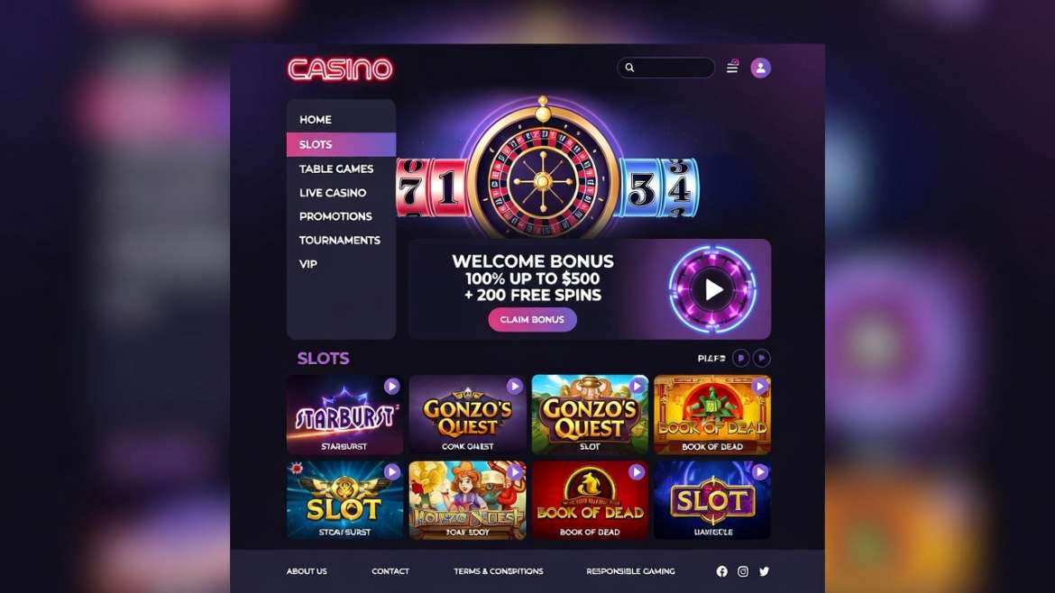 Online Casino website