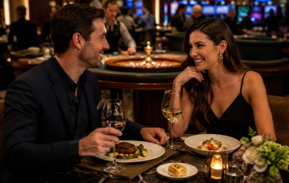 Dining at a Casino