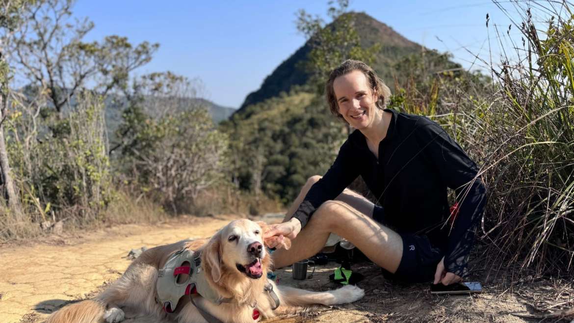 Felix Prehn, Goat Academy founder & his best friend Winston 2