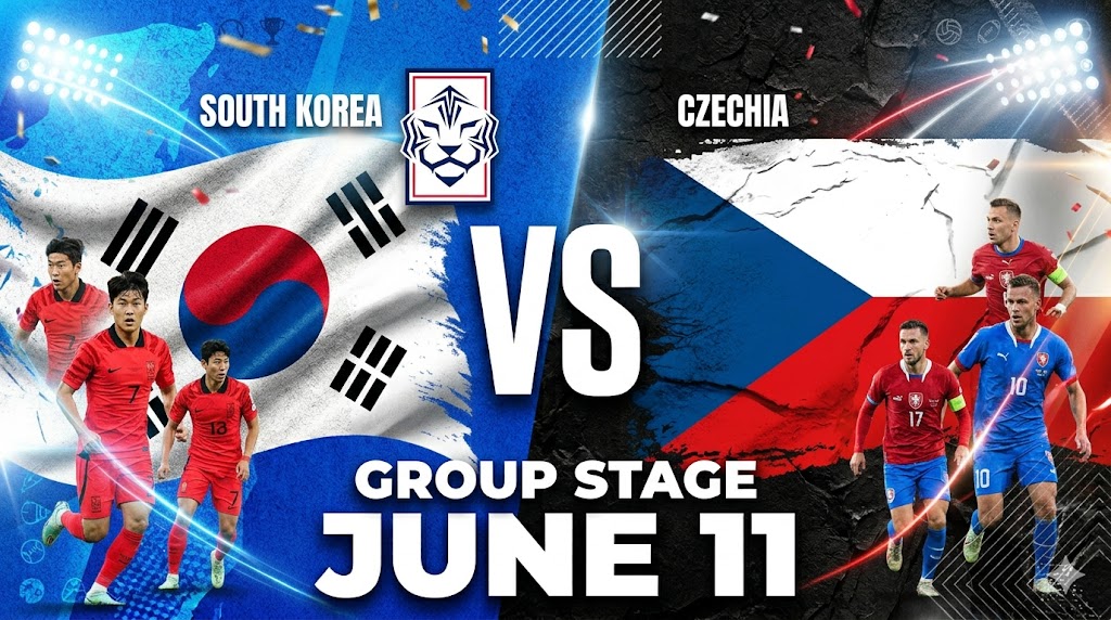South Korea vs Czechia World Cup June 11